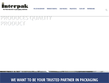 Tablet Screenshot of interpakllc.com